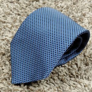 Brooks Brothers 346 Neck Tie Mens Blue 100% Silk Preppy College USA Made